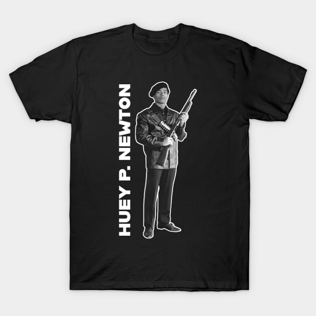 Huey P. Newton Militant T-Shirt by UrbanLifeApparel